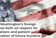 George Washington believed restraint was the truest measure of American national interest. Elizabeth Fernandez/Getty Images